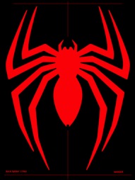 Spider-Man Suit Rear Logo